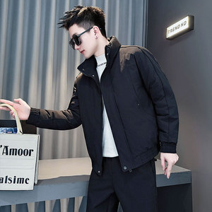 MF103-P138 控178 冬季社会小伙加厚保暖立领棉衣棉服外套 黑色2，男装棉衣，电商A220