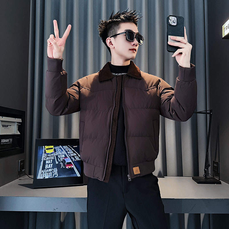 MF82-P138控178冬季社会小伙加厚保暖立领棉衣棉服外套黑2,男装棉衣,电商A220