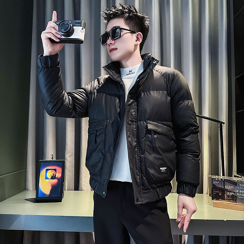 MF71-P138控178冬季社会小伙店主风立领棉衣棉服外套卡其1,男装棉衣,电商A220