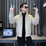 MF85-P138控178冬季社会小伙加厚保暖立领棉衣棉服外套黑色1，男装棉衣，电商A220