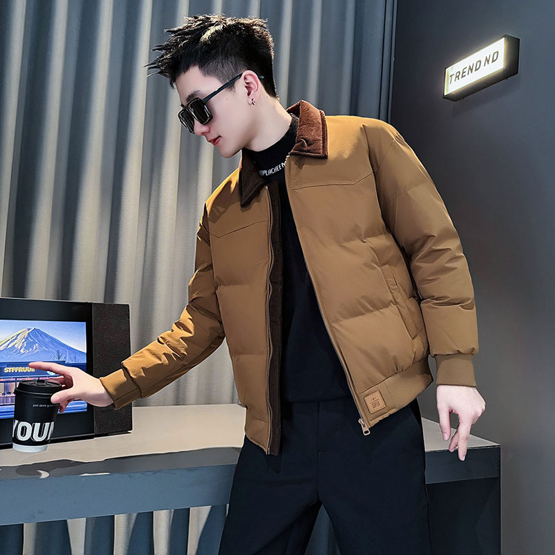 MF82-P138控178冬季社会小伙加厚保暖立领棉衣棉服外套黄1，男装棉衣，电商A220