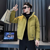 MF102-P138控178冬季社会小伙加厚保暖立领棉衣棉服外套黑色2，男装棉衣，电商A220