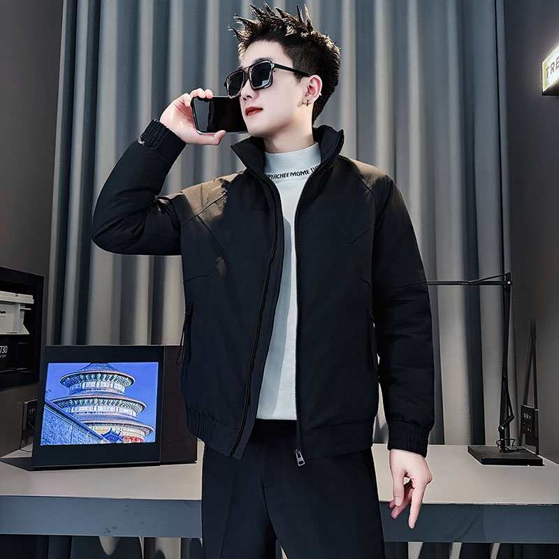 MF106-P138控178冬季社会小伙加厚保暖棉衣棉服外套黑色1,男装棉衣,电商A220