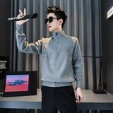 SM102-P78 控108 社会小伙店主风男潮毛衣针织衫浅灰色1,男装针织衫/毛衣,电商A220, SM102-P78 控108 社会小伙店主风男潮毛衣针织衫浅灰色1,男装针织衫/毛衣,电商A220,