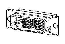 Molex HDMI和DVI连接器 DVI-D 18路 74323-2001