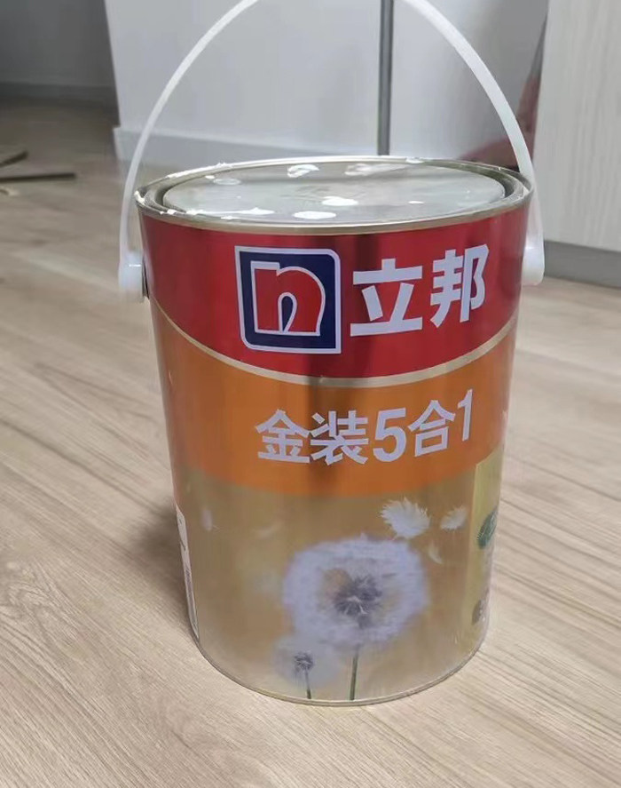 立邦金装五合一乳胶漆5升小桶室内家用自刷调色防霉净味墙面漆