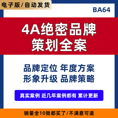 2023品牌策划案4A广告公司创意全案年度创意营销规划方案宣传策略