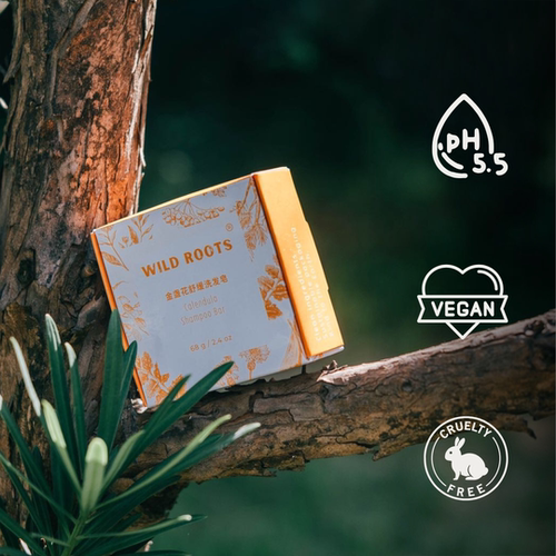 金盏花舒缓净化洗发皂天然无SLS