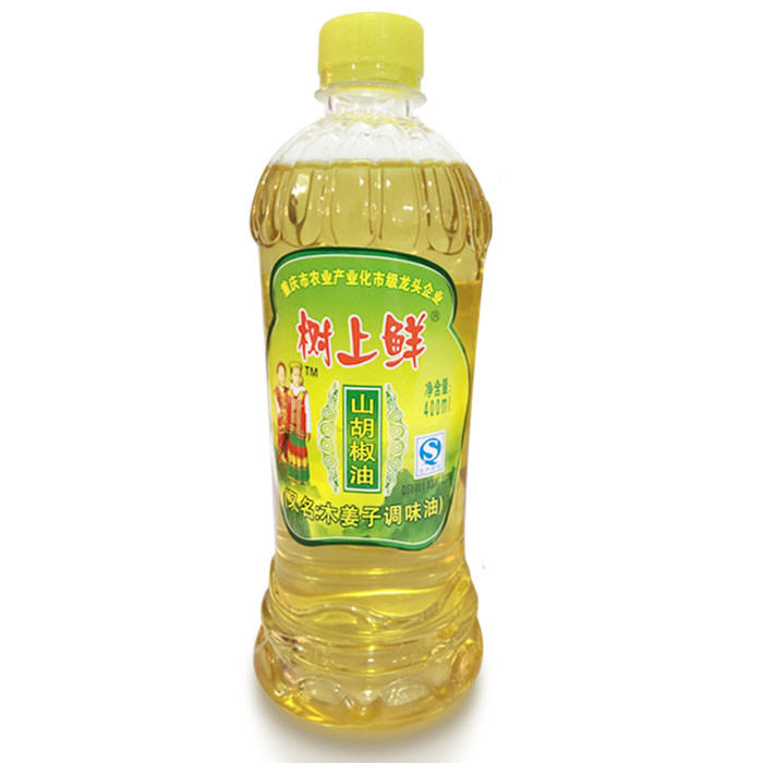 包邮树上鲜山胡椒油重庆万州特产山苍子油木姜子油烤鱼佐料400ML