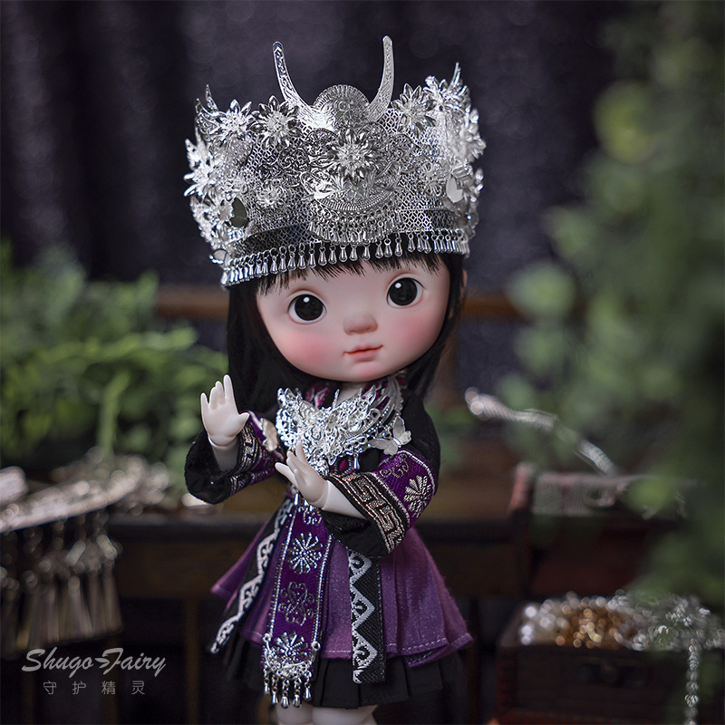 6分bjd娃娃少数民族可爱风