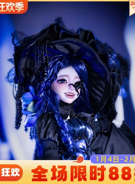 ShugaFairy正版BJD4分娃娃卡珊德拉 暗黑魔女CassandraSD人形偶