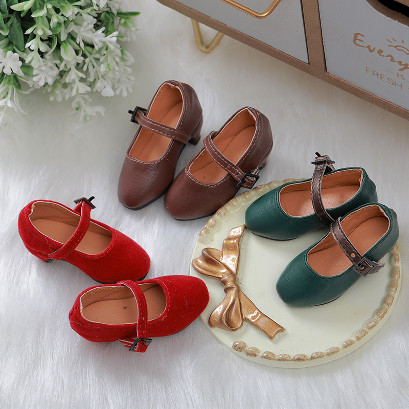 bjd娃鞋4分BJDsd鞋子高跟皮鞋帆布玩偶鞋 Luts身体lm身子用现货