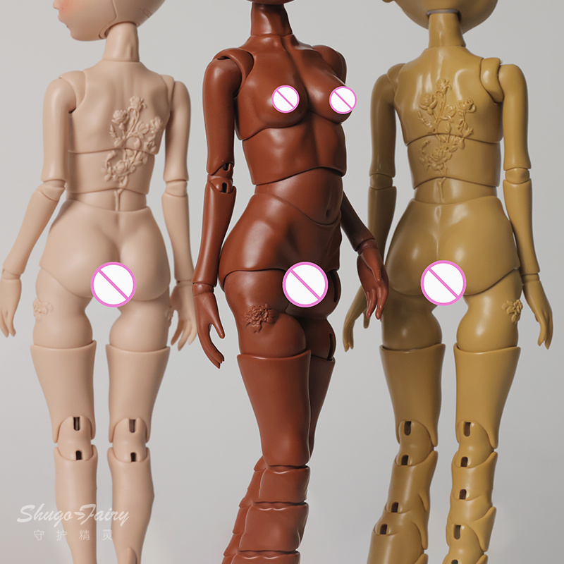 正品六分bjd雕花体素体