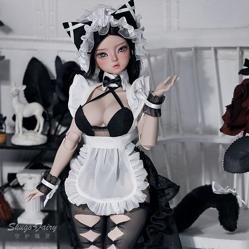 4分bjd娃娃猫又性感女仆