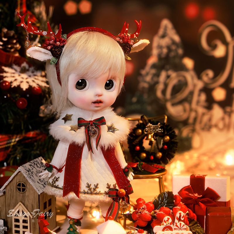 shugafairy6分bjd粟米圣诞驯鹿风