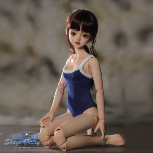 正版bjd4分娃娃茶木卡拉四分女SD人形玩偶UF贵族泳衣玩偶全套礼物