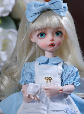 正版6分BJD女娃Nitta丽达可爱玩偶SD可动关节树脂人形偶ob11现货