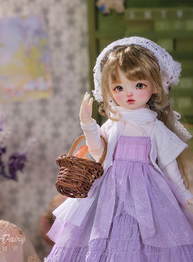 ShugaFairy正版bjd六分\6分娃娃紫汝森系田园娃娃SD可动关节玩偶