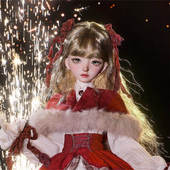 正版 4分bjd娃娃暖树喜庆穿搭手工娃娃玩偶SD树脂可动关节玩偶 四