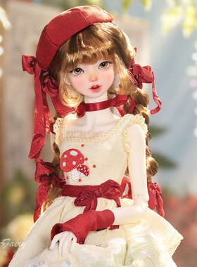 原创四分bjd娃娃Rowan茸瑶法式田园童话风森系小红帽Pidgin dolls