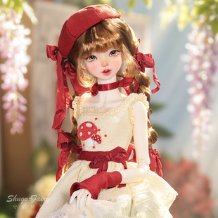 原创四分bjd娃娃Rowan茸瑶法式田园童话风森系小红帽Pidgin dolls