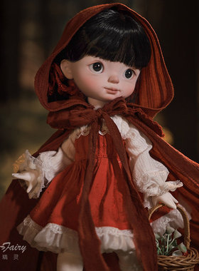 ShugaFairy原创正版6分bjd女娃娃Gogo果果小红帽娃娃换装树脂玩偶