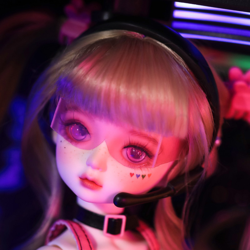 原创正版BJD娃娃Joy祖伊赛博朋克