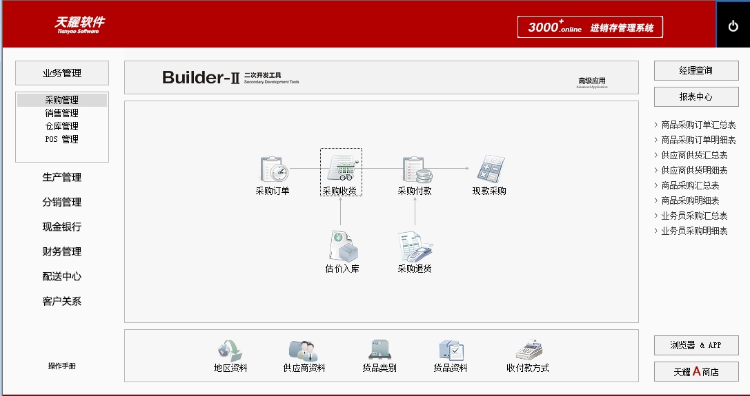 速达天耀3000+Online进销存管理软件采购销售云端服务正版