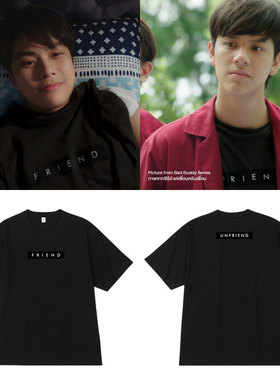 Bad Buddy两小无拆是朋友还是男友OhmNanon同款短袖T恤宽松纯棉