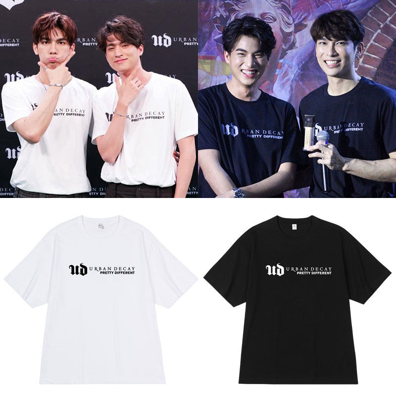 mewgulf缪糕与爱同居同款衣服短袖t恤宽松印花情侣百搭休闲体恤夏