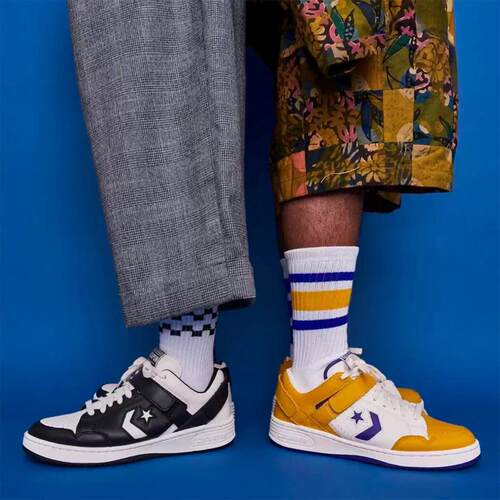 代购Engineered Garments x Converse匡威联名款紫金配色男女板鞋