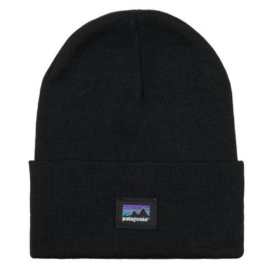 代购PATAGONIA女士帽子保暖防寒黑色冬季户外针织帽爆款简约