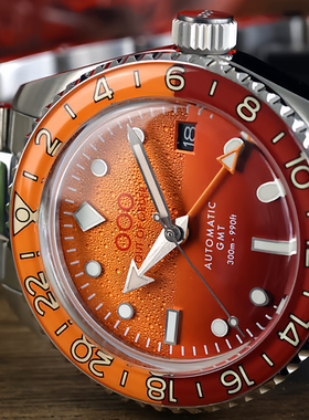 Out Of Order OUT OF ORDER 001-25.NE.BAND.SS男士机械手表橙色