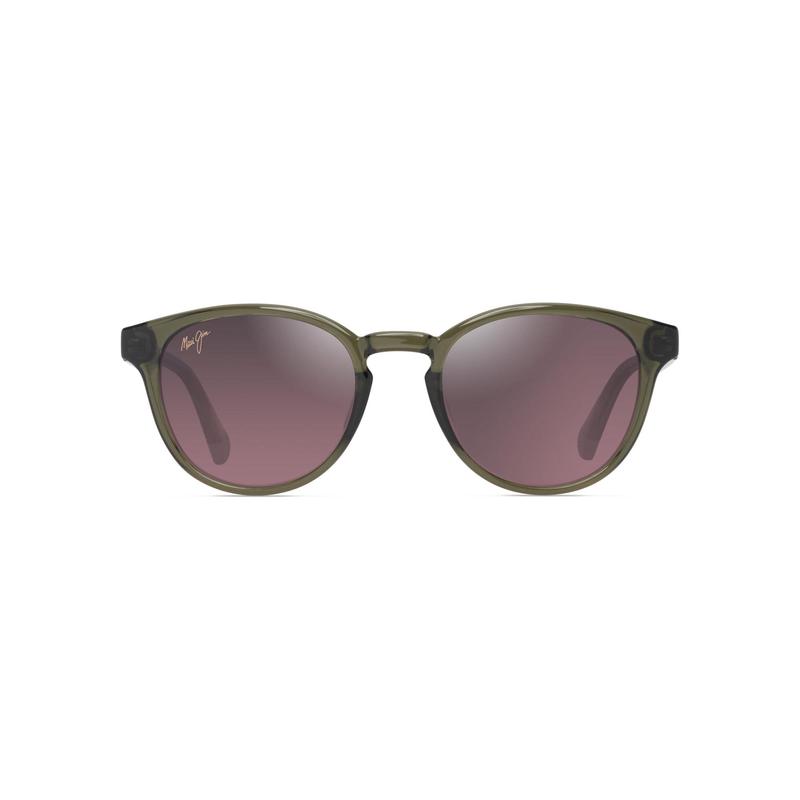 海外代购MauiJim女士太阳眼镜偏光防眩光圆形框透明框日常佩戴