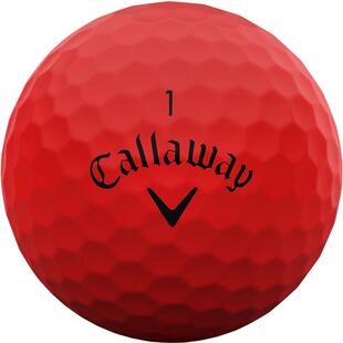 海外代购Callaway/卡拉威高尔夫球提升球速轻盈落地感红色柔软