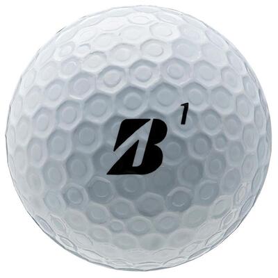 海外代购Bridgestone高尔夫球减少侧旋增加容错性白色低压缩
