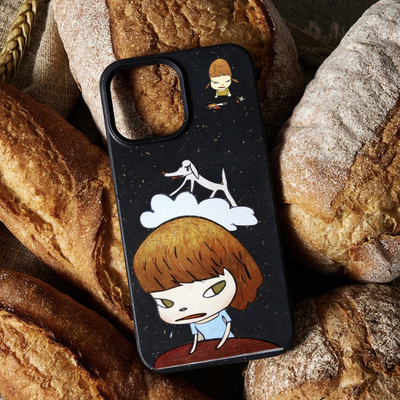 奈良美智iPhone16promax12mini13promax14plusmate电镀15卡通手机壳