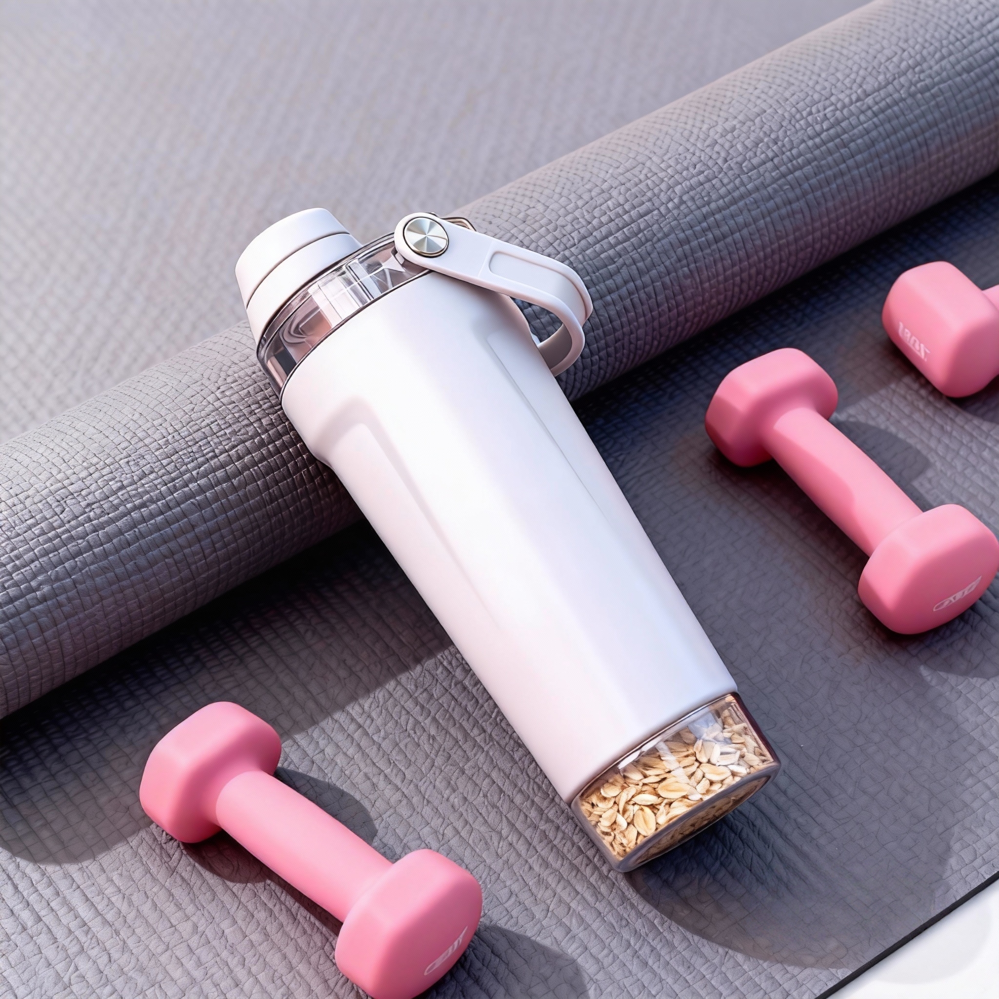 高颜值健身蛋白粉摇摇杯