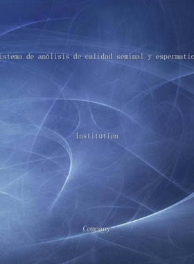 Seminal Analisis  image Anlyze software英文西文精子分析软件