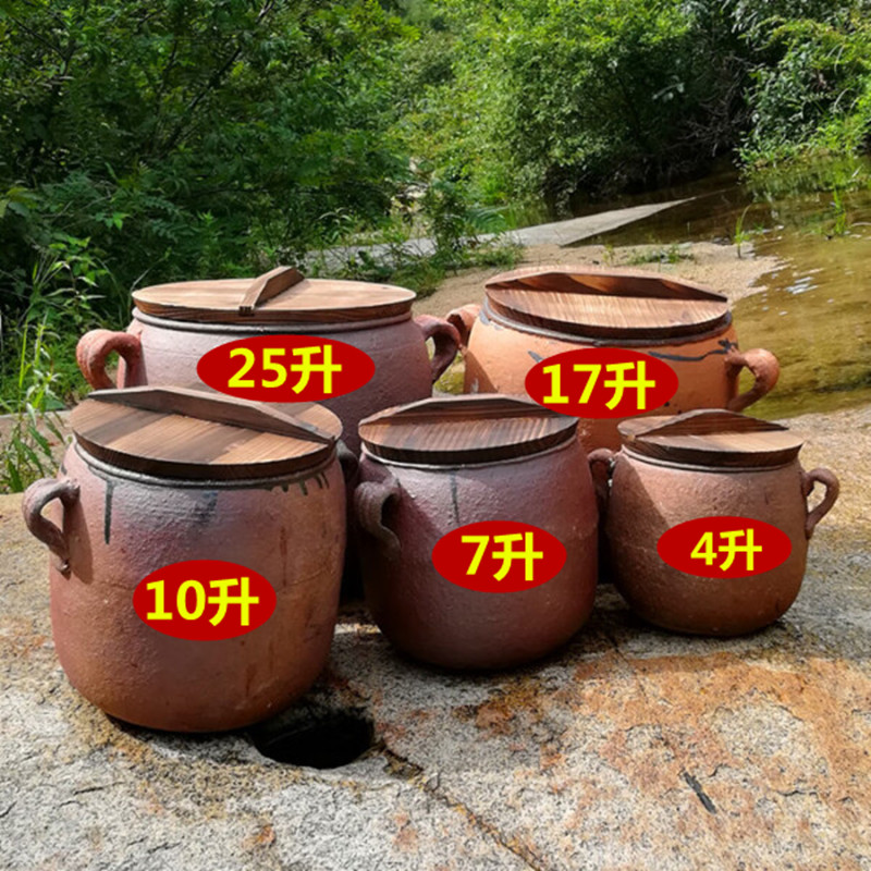 土砂锅煲家用湖北土砂锅老式土陶瓦罐传统煨汤砂吊子大砂锅商用