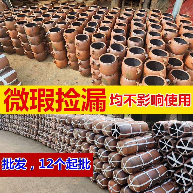 砂锅老式土陶无釉大容量特大号耐高温煲汤卤菜熬药炖锅陶瓦罐明火