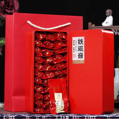 铁观音福建安溪送礼浓香型乌龙茶新茶茶叶盒装袋装500g - 封面