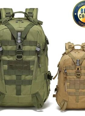 40L Tactical Reflective Backpack Outdoor Molle Camouflage Ru