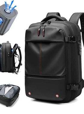 Travel Men 17 inch Laptop Backpack vacuum compression Backpa