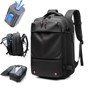 Travel Men 17 inch Laptop Backpack vacuum compression Backpa