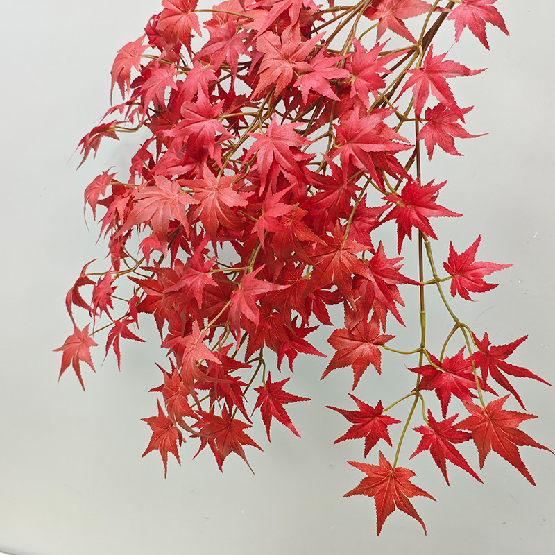橘梦仿真植物单只枫叶客厅装饰