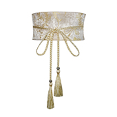 凤尾花多色古风织锦缎腰封雀尾织绣印花绑带束腰流苏带子文艺腰带