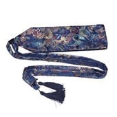 蝴蝶兰织锦缎海浪腰带女绝绝子吸睛腰带连衣裙束腰大仙鹤腰封多款