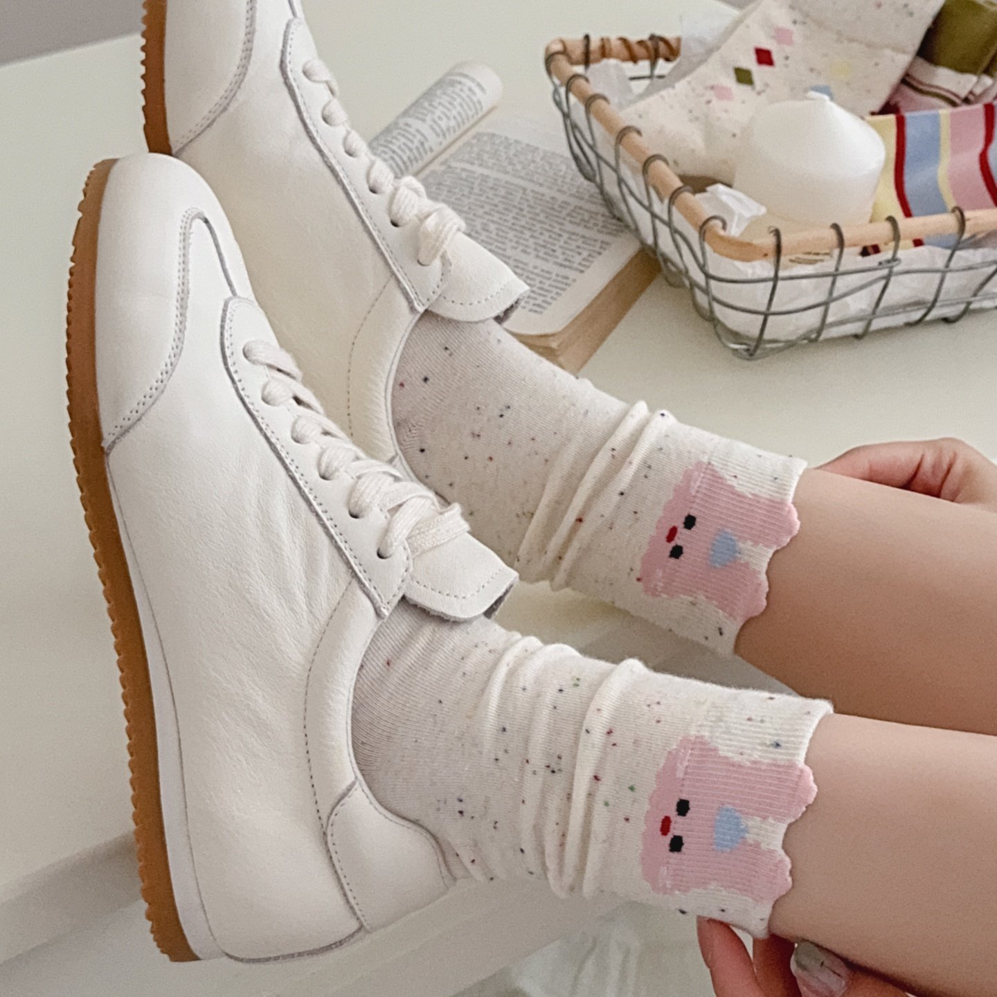 全店满15包邮粉色日系袜子女中筒袜春秋外穿卡通刺绣可爱无骨潮袜,女士内衣/男士内衣/家居服,中筒袜,淘宝优惠券,粉丝福利购,淘宝优惠卷