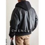 90白鸭绒羽绒服2026冬季新款可拆卸连帽美式潮流保暖百搭刺绣外套